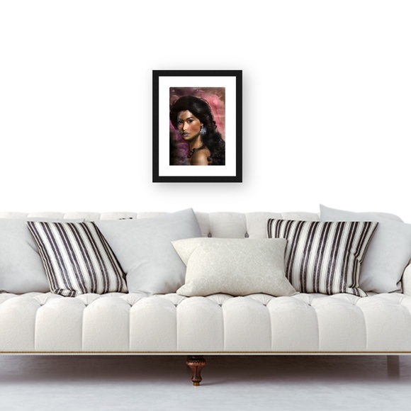 Painting of Trans Woman Model, Geena Rocero - Picture 2 of 2